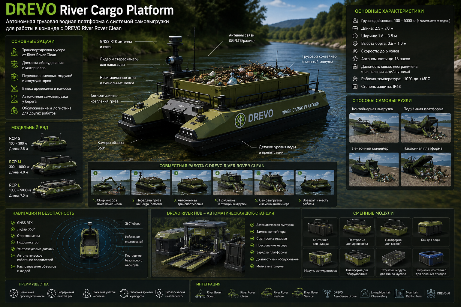 DREVO River Cargo Platform